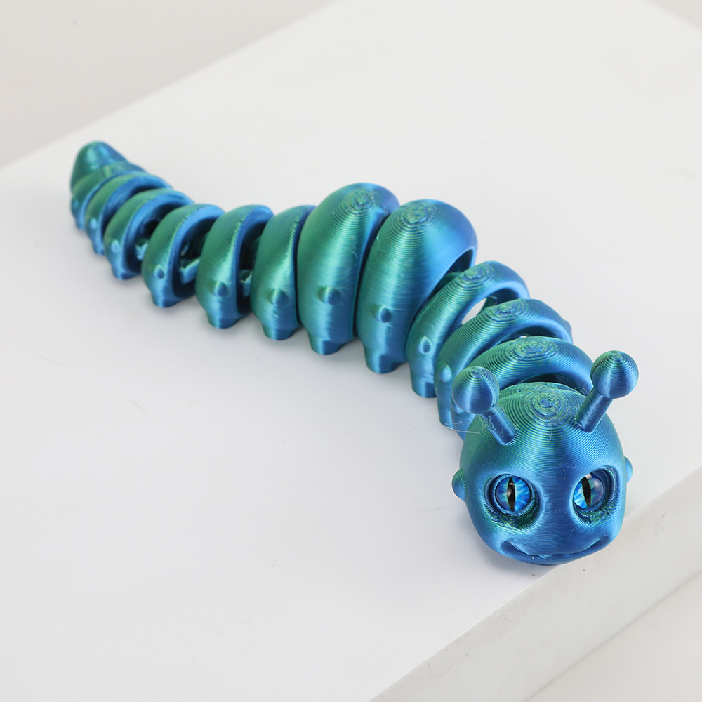 New 3D Printed Caterpillar Toy - огляд і ціна 3D Printing Gif