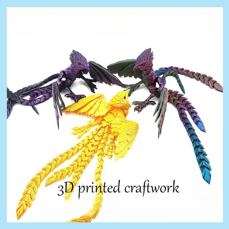 3D Printed Movable Phoenix Bir - огляд і ціна 3D Printing Eagle