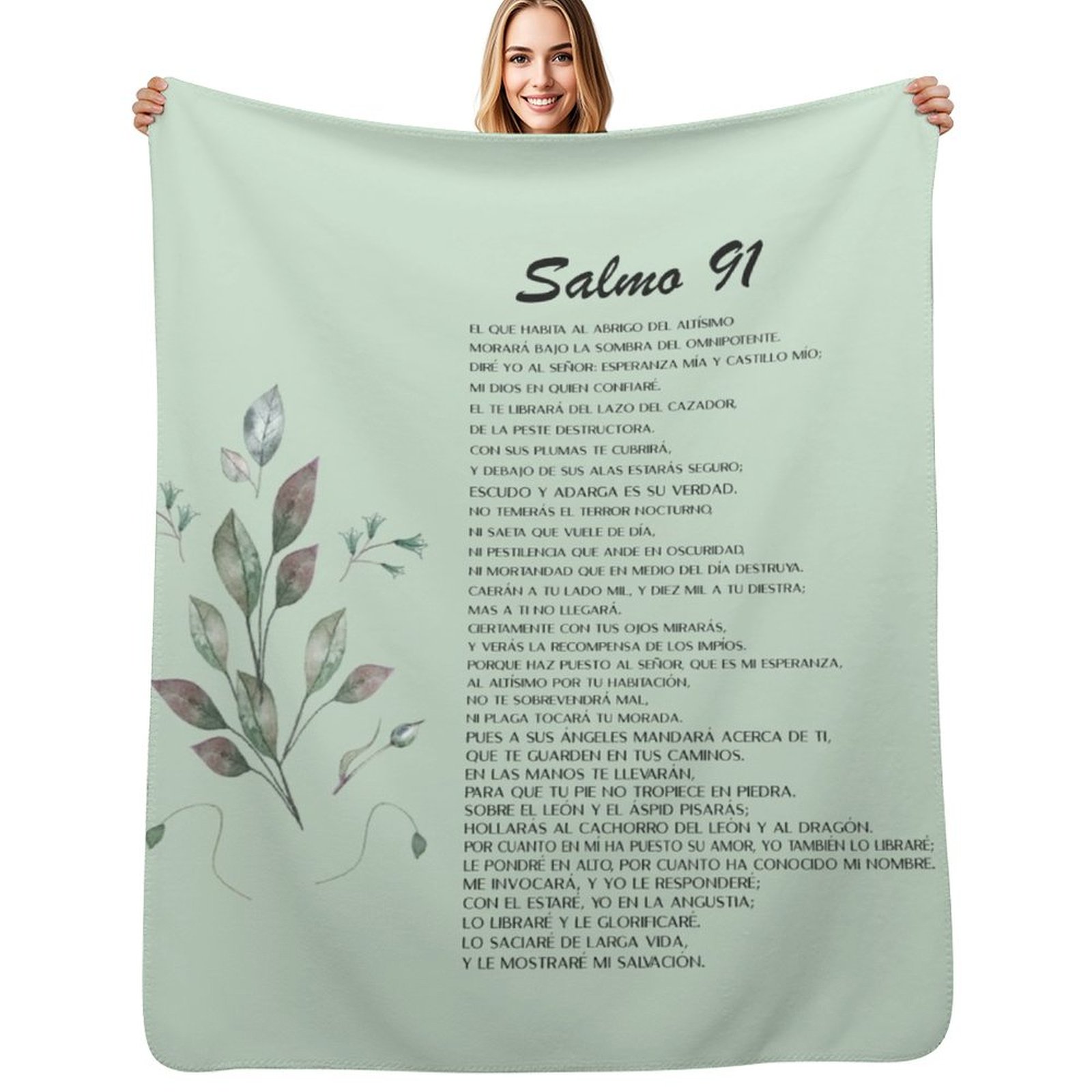 Salmo 91, Spanish Bible Verse  - огляд і ціна 3D Printing Verse