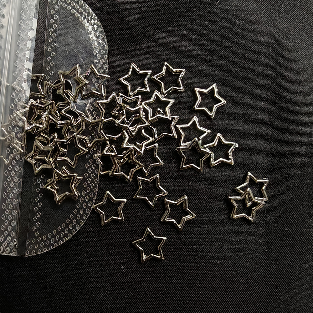 20pcs Silver Stars Nail Charms - огляд і ціна 3D Printing Jewellery