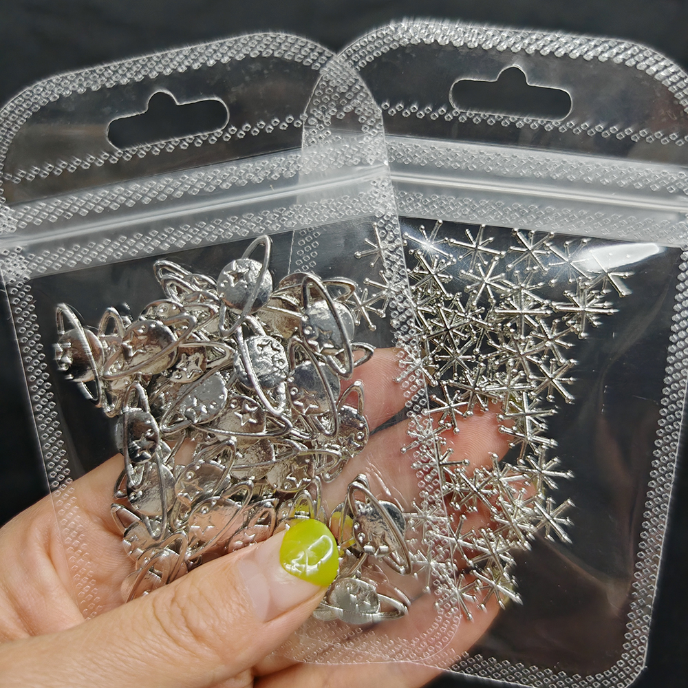 20pcs Silver Stars Nail Charms - огляд і ціна 3D Printing Jewellery