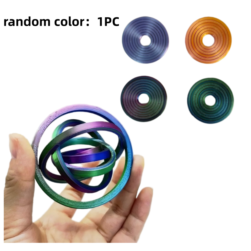 3D Printed Kinetic Gyroscope F - огляд і ціна 3D Printing Gif