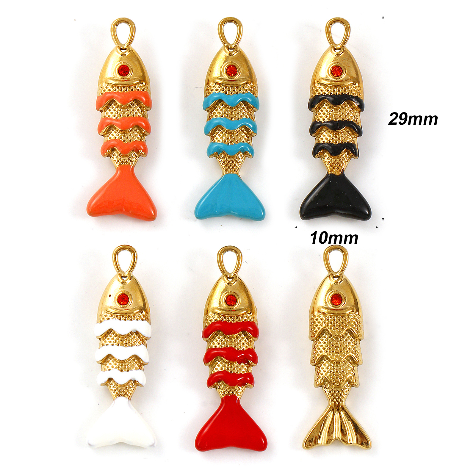 2pcs Stainless Steel Charms Go - огляд і ціна 3D Printing Jewellery