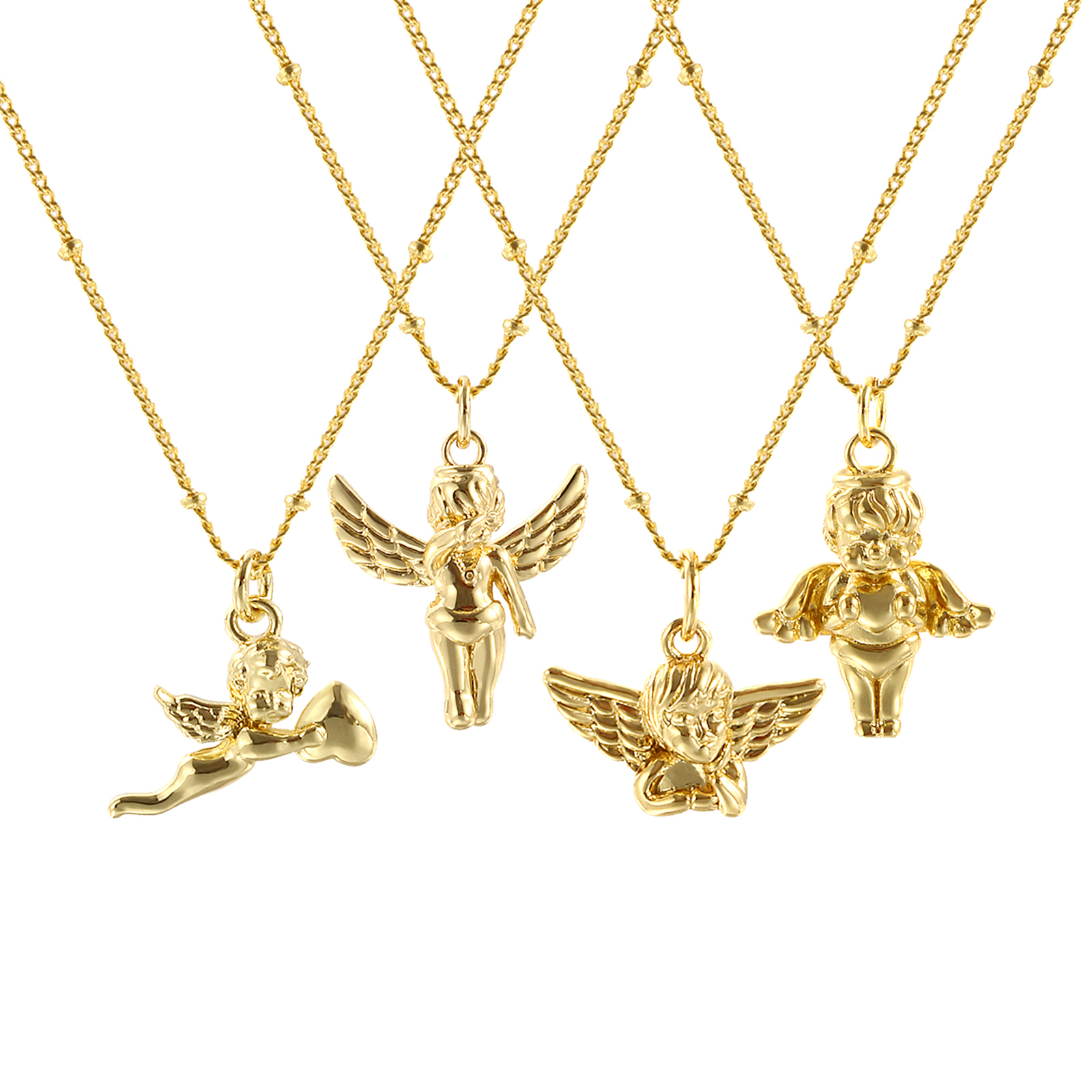 1pc Angel 3D Pendant Charm Nec - огляд і ціна 3D Printing Jewellery